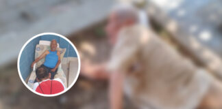 Rescatan a persona de tercera edad en estado de abandono
