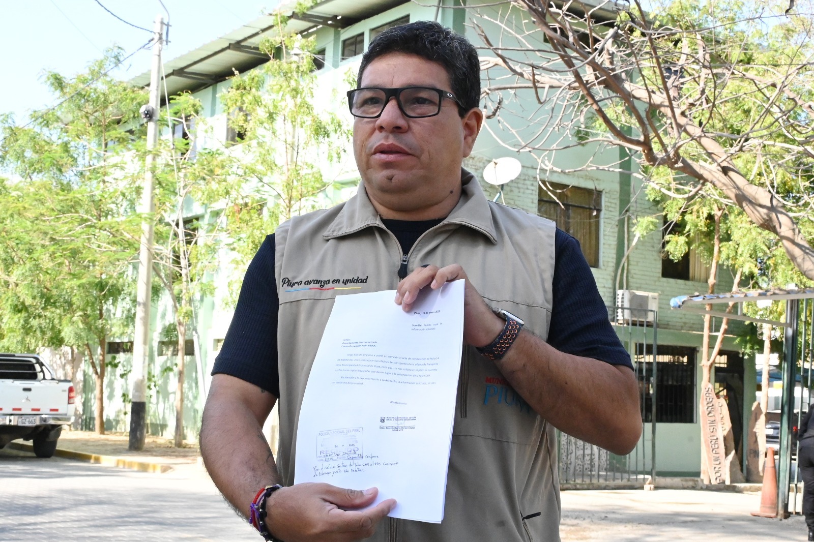 Municipalidad de Piura garantiza transparencia al entregar información requerida sobre la ruta RD-09