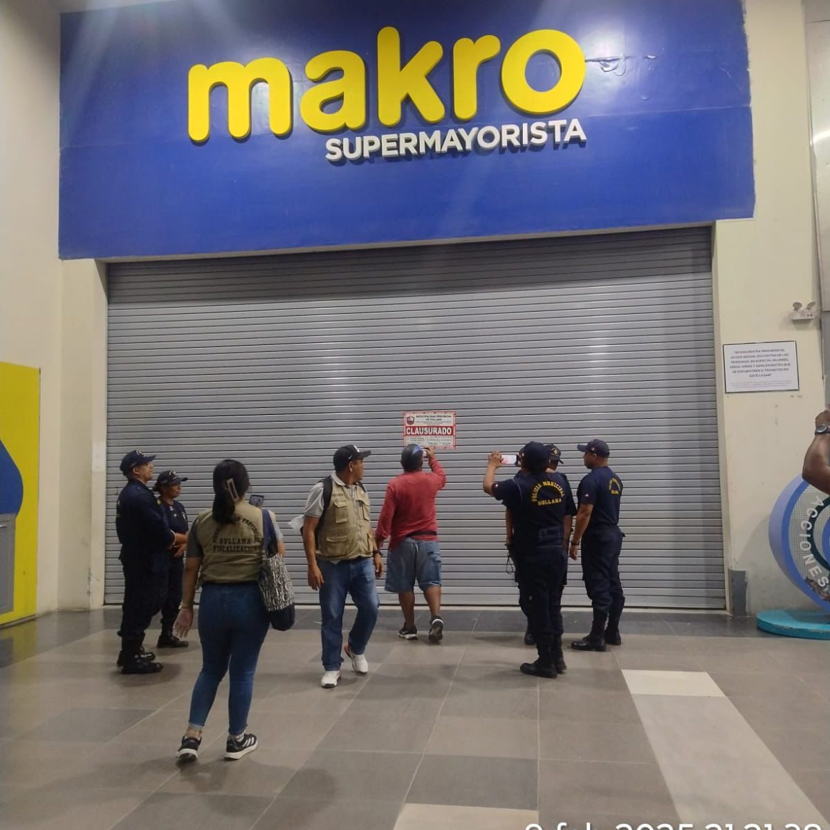 Sullana: Clausuran Makro tras venta de producto en mal estado