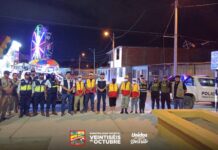 Realizan operativo impacto 2025 en diferentes sectores del distrito Veintiséis de Octubre