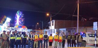 Realizan operativo impacto 2025 en diferentes sectores del distrito Veintiséis de Octubre