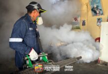 MVDO fumiga zonas vulnerables del distrito
