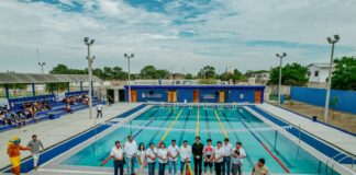 Inauguran piscina semiolímpica en Piura para fomentar el deporte acuático