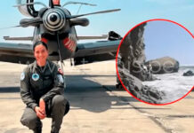 Hallan restos del avión de Ashley Vargas en el fondo marino