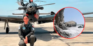 Hallan restos del avión de Ashley Vargas en el fondo marino