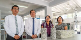 Docentes UDEP desarrollan concreto permeable a base de concha abanico