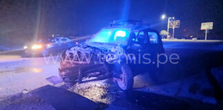 Violento accidente de tránsito entre Talara y los Órganos de un herido de gravedad