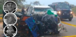 Tres obreros fallecen en trágico choque en la vía Piura–Chulucanas