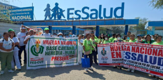 Trabajadores de EsSalud inician huelga nacional indefinida por crisis en el sistema de salud pública