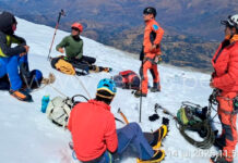 Tres montañistas fueron rescatados en el nevado Huascarán