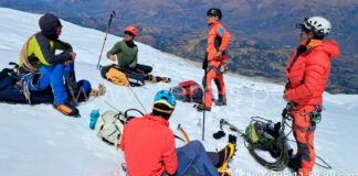 Tres montañistas fueron rescatados en el nevado Huascarán