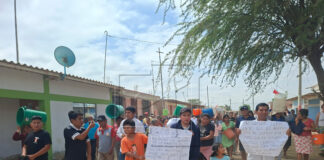 Pobladores de Pedregal Chico exigen reactivación de proyecto de agua paralizado desde 2017