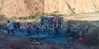Accidente de tránsito en carretera Hualapampa – Huarmaca