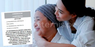Promulgan ley que protege de despido a trabajadores con cáncer