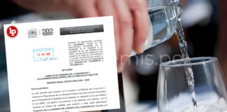 Nueva Ley obligaría a locales a dar un litro de agua gratis a consumidores