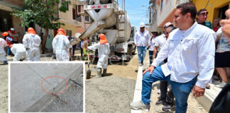 Deficiencias en obra de Pachitea ponen en riesgo durabilidad de nuevas pistas y veredas
