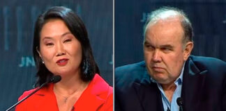 Keiko Fujimori a Rafael López Aliaga: «La mayoría quiere que usted y yo vayamos a segunda vuelta»