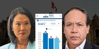 Keiko Fujimori y Roberto Sánchez se enfrentarían en una eventual segunda vuelta