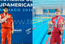 Joven talareño de 13 años conquista medalla de oro en Sudamericano de Natación