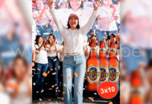 Keiko Fujimori propone el regreso de las “chelas 3×10” durante mitin en Huancayo.
