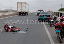 Motociclista resulta gravemente herido en accidente en la carretera Piura–Paita