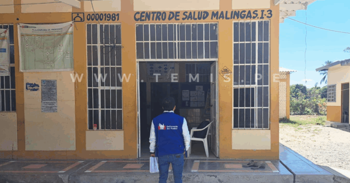 Defensoría advierte riesgo muy alto en infraestructura del Centro de Salud de Malingas